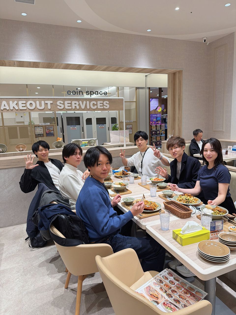 対面作業会・懇親会の様子